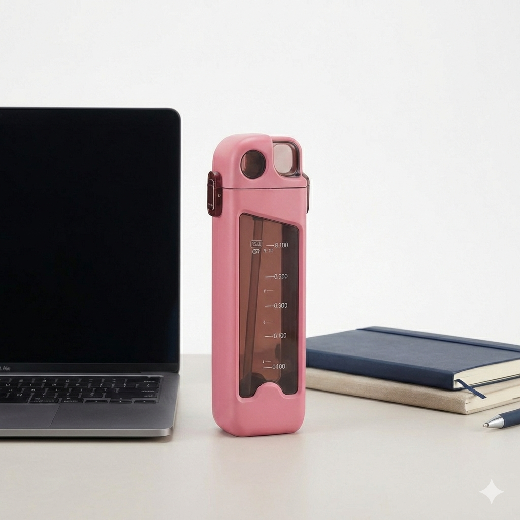 Dimazo Premium BPA-Free Water Bottle – Sleek, Leak-Proof & One-Click Open (700ml/Portable)