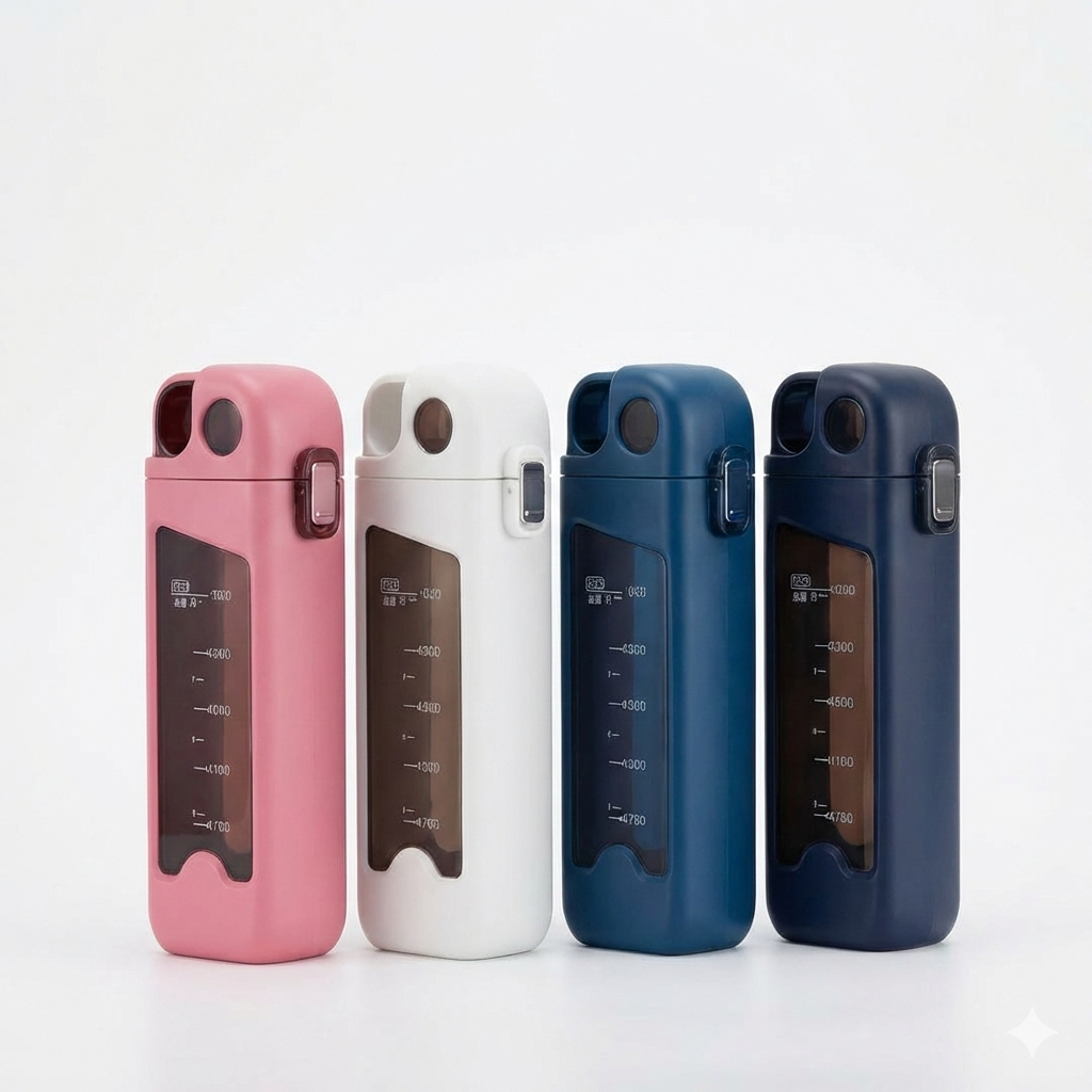 Dimazo Premium BPA-Free Water Bottle – Sleek, Leak-Proof & One-Click Open (700ml/Portable)