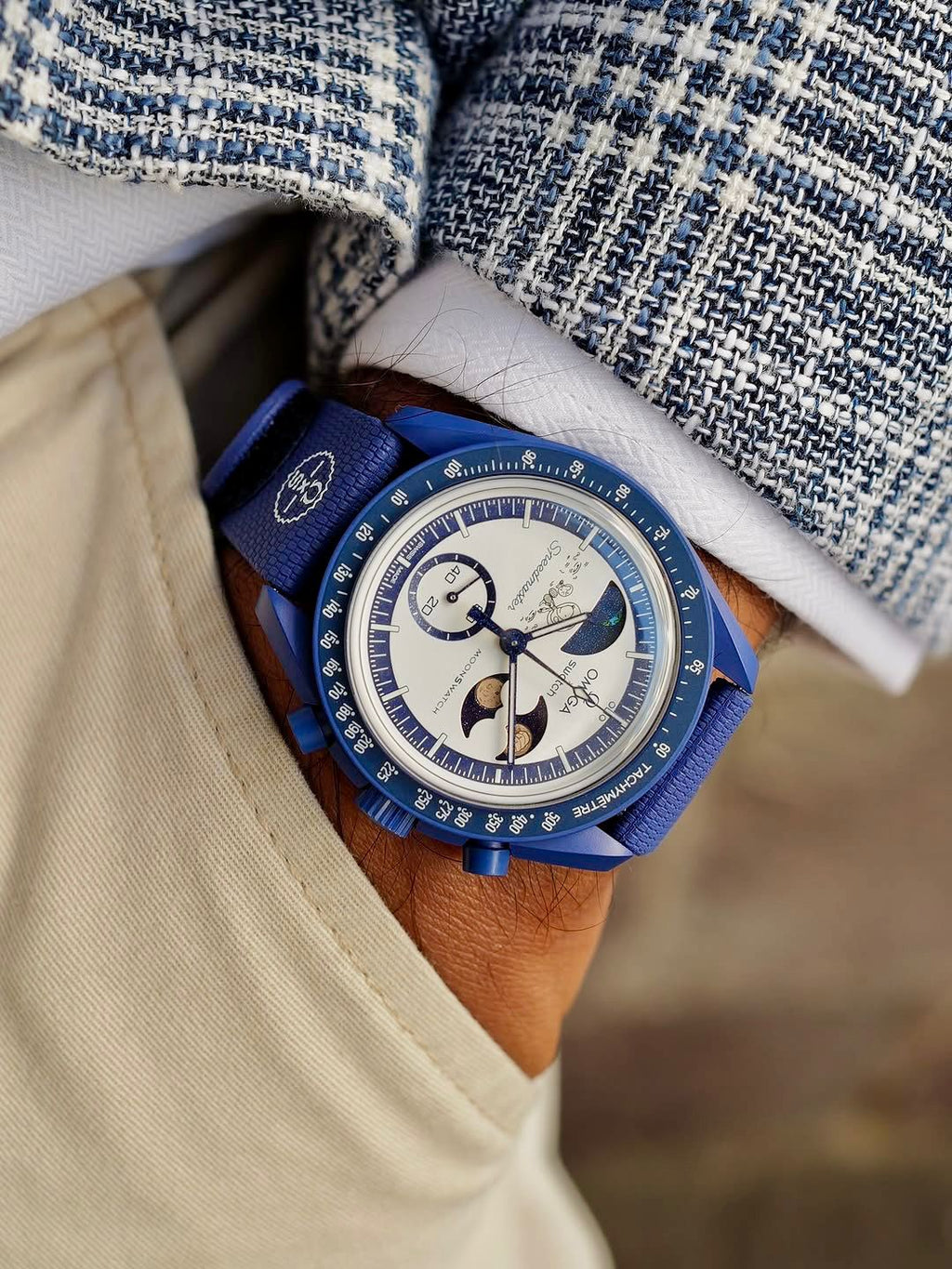 Omega x Swatch Super Blue Moon-Swatch – Mission to the Moon (7AA Premium, 42mm)