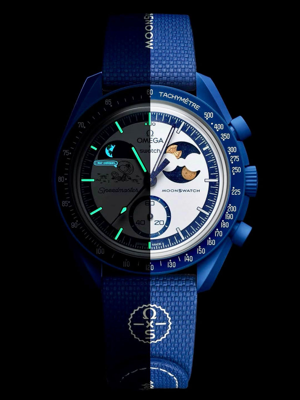 Omega x Swatch Super Blue Moon-Swatch – Mission to the Moon (7AA Premium, 42mm)