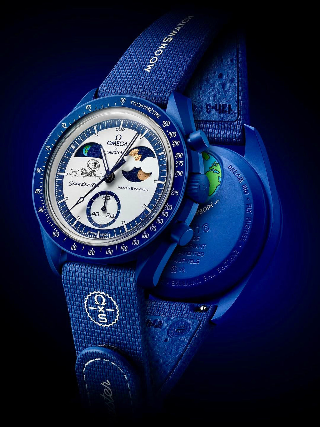 Omega x Swatch Super Blue Moon-Swatch – Mission to the Moon (7AA Premium, 42mm)
